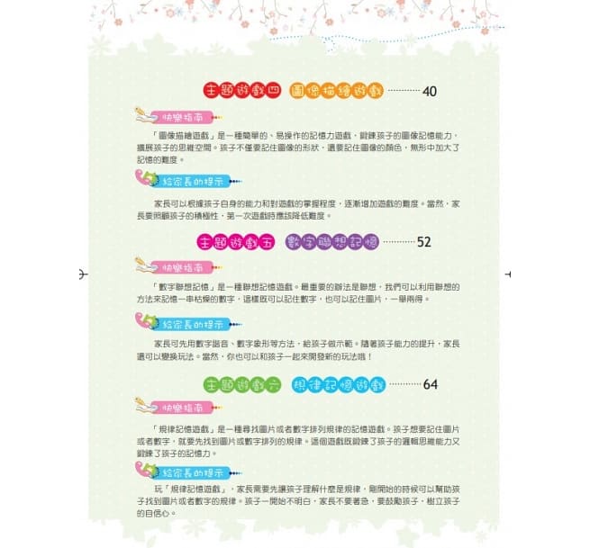 學前記憶力訓練500題套書【全套4本】